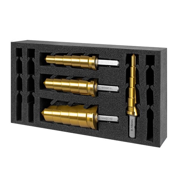 HMT ImpactaStep Cutter InsertFoam Set 16, 22, 26, 32mm